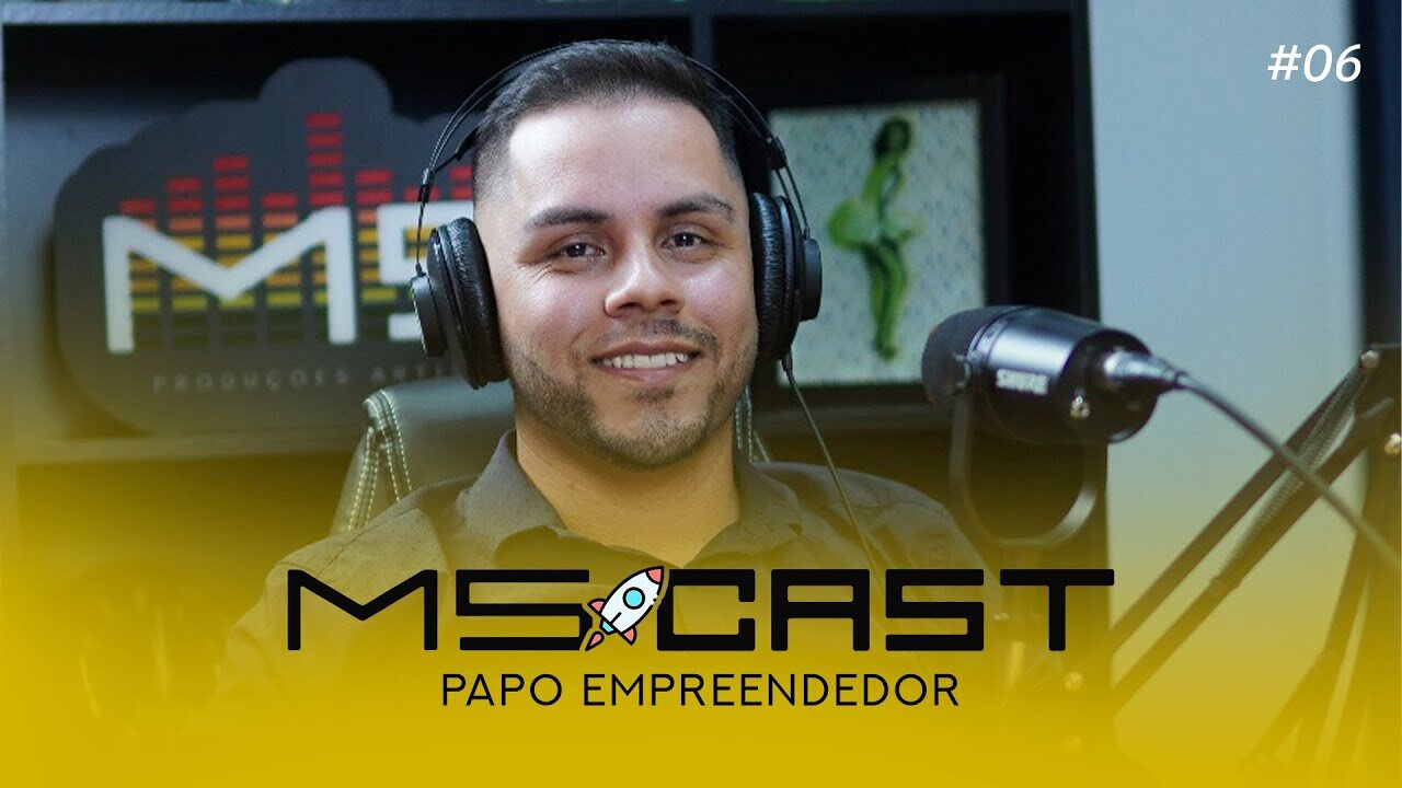 Eros Gomes durante a entrevista do MS Cast #06